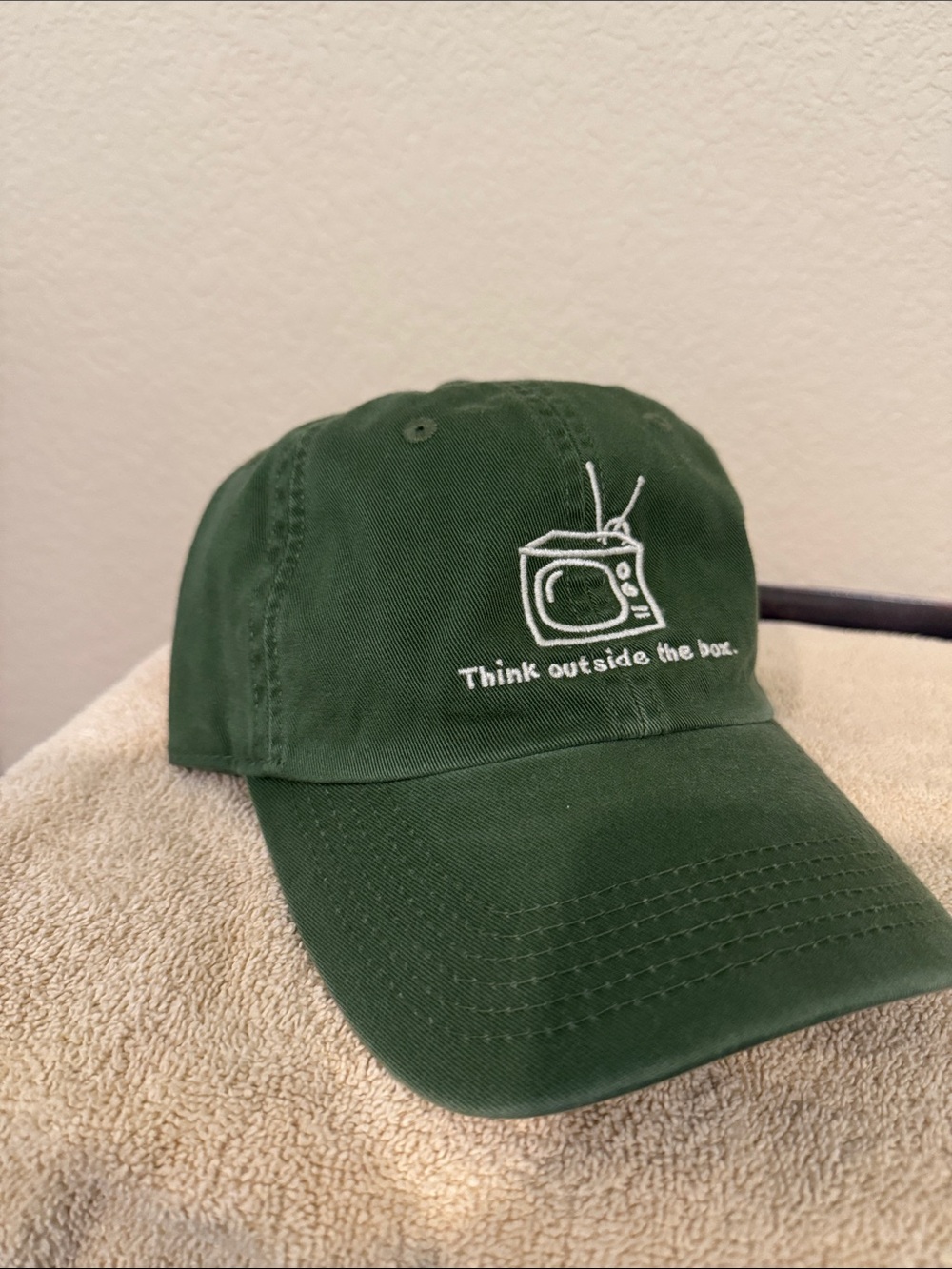 Life Is Good Forest Green Adjustable Cap with Navy Tag